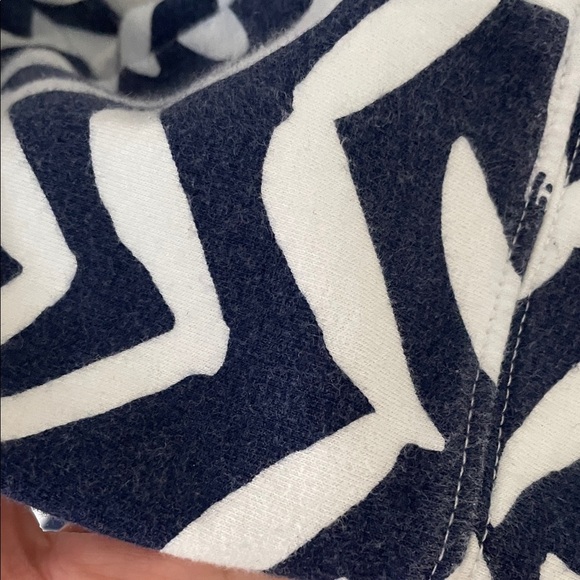 Lilly Pulitzer Navy and White Quarter Zip - Picture 7 of 11